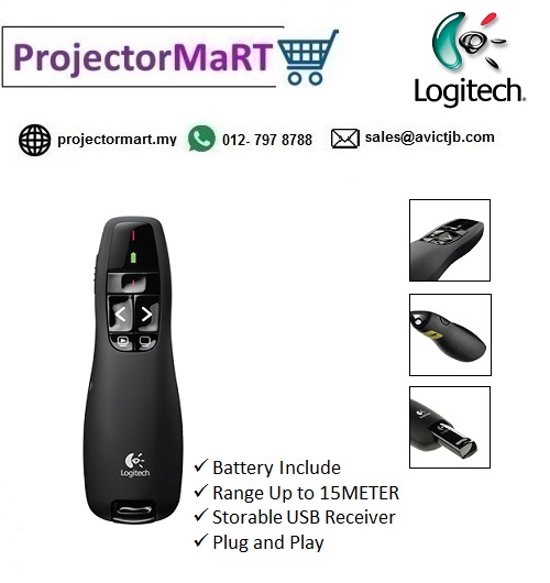 stenografi pant alliance Logitech R400 | Wireless Presenter